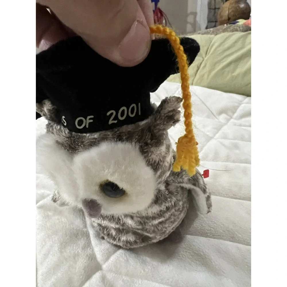 Ty Beanie Baby - SMART the 2001 Graduation Owl (7 Inch) MWMTs Stuffed Animal Toy